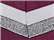 Maroon/ White/ Metallic Silver