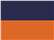 Navy/ Orange