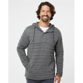 8897 J America Horizon Quilted Anorak Hooded Pullover