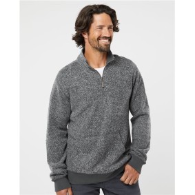 8713 J America Aspen Fleece Quarter-Zip Sweatshirt