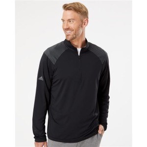 A520 Adidas Shoulder Stripe Quarter-Zip Pullover