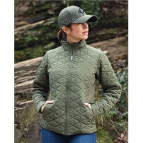229716 Holloway Women's Repreve Eco Quilted Jacket