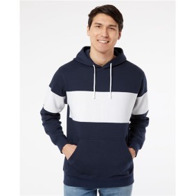 22709 MV Sport Classic Fleece Colorblocked Hooded Sweatshirt