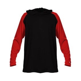 4235 Badger Breakout Hooded Long Sleeve T-Shirt