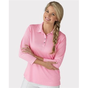 120 Paragon Women's Lady Palm Three-Quarter Sleeve Polo