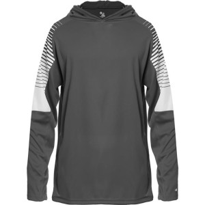 2211 Badger Youth Lineup Hooded Long Sleeve T-Shirt