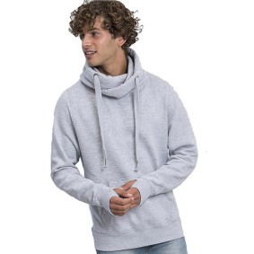 JHA021 Just Hoods Cross Neck Hooded Sweatshirt