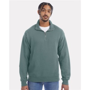 GDH425 ComfortWash by Hanes Garment-Dyed Quarter-Zip Sweatshirt