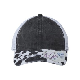 JANET Infinity Her Women's Printed Visor with Mesh Back Cap