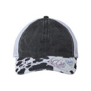 JANET Infinity Her Women's Printed Visor with Mesh Back Cap