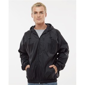 9728 Burnside Mentor Hooded Coach's Jacket