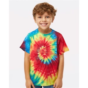 330MS Dyenomite Toddler Spiral Tie-Dyed T-Shirt