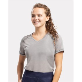 6844 Augusta Sportswear Women's Super Soft-Spun Poly V-Neck T-Shirt