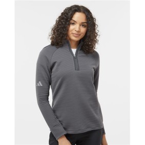 A589 Adidas Women's Spacer Quarter-Zip Pullover