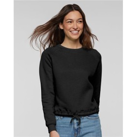 3528 LAT Women's Relaxed 3-End Boxy Fleece Crewneck Sweatshirt