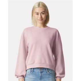 RF494 American Apparel ReFlex Women's Fleece Crewneck Sweatshirt