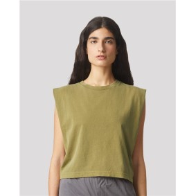 307GD American Apparel Garment-Dyed Women's Heavyweight Muscle Tee