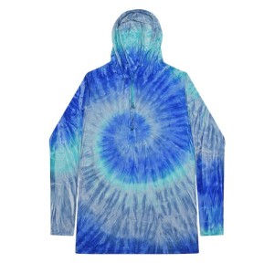 2777 Colortone Tie-Dyed Hooded Long Sleeve T-Shirt