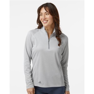 A594 Adidas Women's Space Dyed Quarter-Zip Pullover