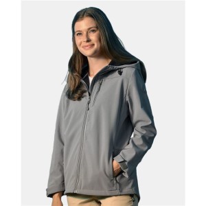 N17790 Nautica Women's Wavestorm Hooded Soft Shell Jacket