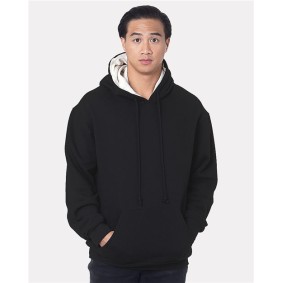 930 Bayside USA-Made Super Heavy Thermal Lined Hooded Sweatshirt