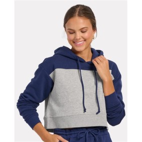 BW5404 Boxercraft Women's Cropped Fleece Hooded Sweatshirt