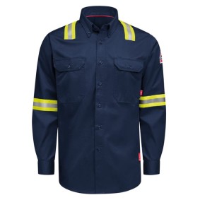 QS26EVH Bulwark Nomex Comfort Enhanced-Vis Woven Long Sleeve Shirt