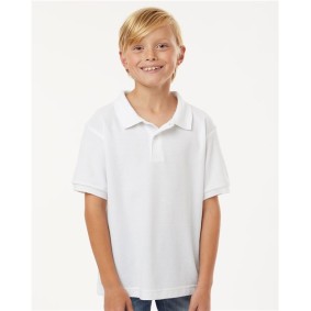 62800Y AllPro Youth Pique Polo