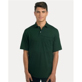 436MP JERZEES Dri-Power Polo with Pocket