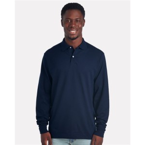 Performance meets style with JERZEES Men's Dri-Power Long Sleeve Polo 437LR - Comfort Quality Combined Performance meets style with JERZEES Men's Dri-Power Long Sleeve Polo 437LR - Comfort Quality Combined