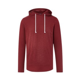 24401 MV Sport Miles Slub Hooded Long Sleeve T-Shirt