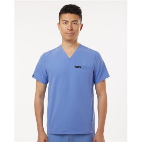 M10002 Jaanuu Platt 3-Pocket Scrub V-Neck Top