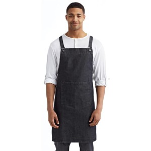 RP129 Artisan Collection by Reprime Cross Back Barista Apron with Pocket