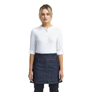 RP125 Artisan Collection by Reprime Four-Pocket Jeans Stitch Denim Waist Apron