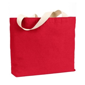 BS600 Bayside USA-Made Canvas Jumbo Tote Bag