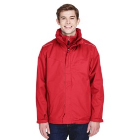 88205 CORE365 Men's Region 3-in-1 Jacket with Fleece Liner