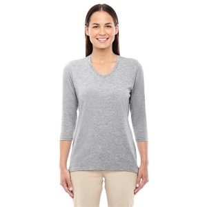 DP184W Devon  Jones Women's Perfect Fit Bracelet-Length V-Neck Top