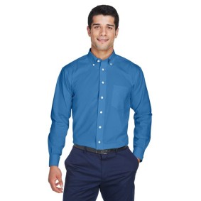 D630 Devon  Jones Men's Crown Collection Oxford Woven Dress Shirt