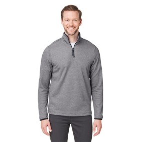 CE73 CORE365 Venture Heathered Stripe Quarter-Zip Pullover