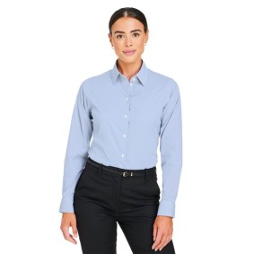 DG537W Devon  Jones Women's CrownLux Performance Microstripe Dress Shirt