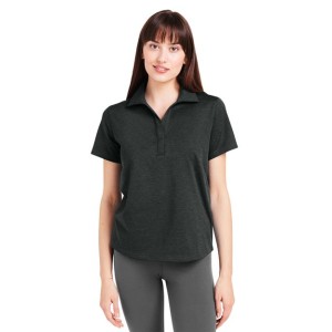 PDP7058 Glyder Women's Fairway Marbled Jersey Polo