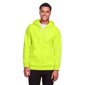 TT95 Team 365 Unisex Zone HydroSport Heavyweight Full-Zip Hooded Sweatshirt