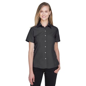 M560W Harriton Women's Barbados Textured Camp Shirt