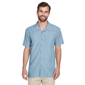 M560 Harriton Barbados Textured Camp Shirt