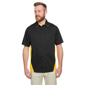 M586 Harriton Men's Flash IL Colorblock Shirt