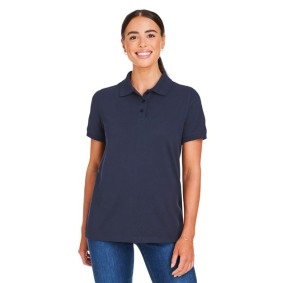 M205W Harriton Women's Valiant Cotton Snag Protect Polo