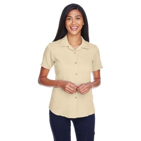 M570W Harriton Women's Bahama Cord Camp Shirt
