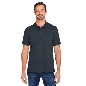 M205P Harriton Valiant Cotton Snag Protect Pocket Polo