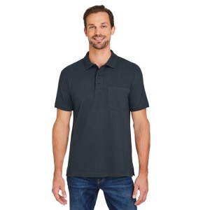 M205P Harriton Valiant Cotton Snag Protect Pocket Polo
