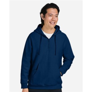 Team 365 Unisex Zone HydroSport Heavyweight Quarter-Zip Hooded Sweatshirt Team 365 Unisex Zone HydroSport Heavyweight Quarter-Zip Hooded Sweatshirt